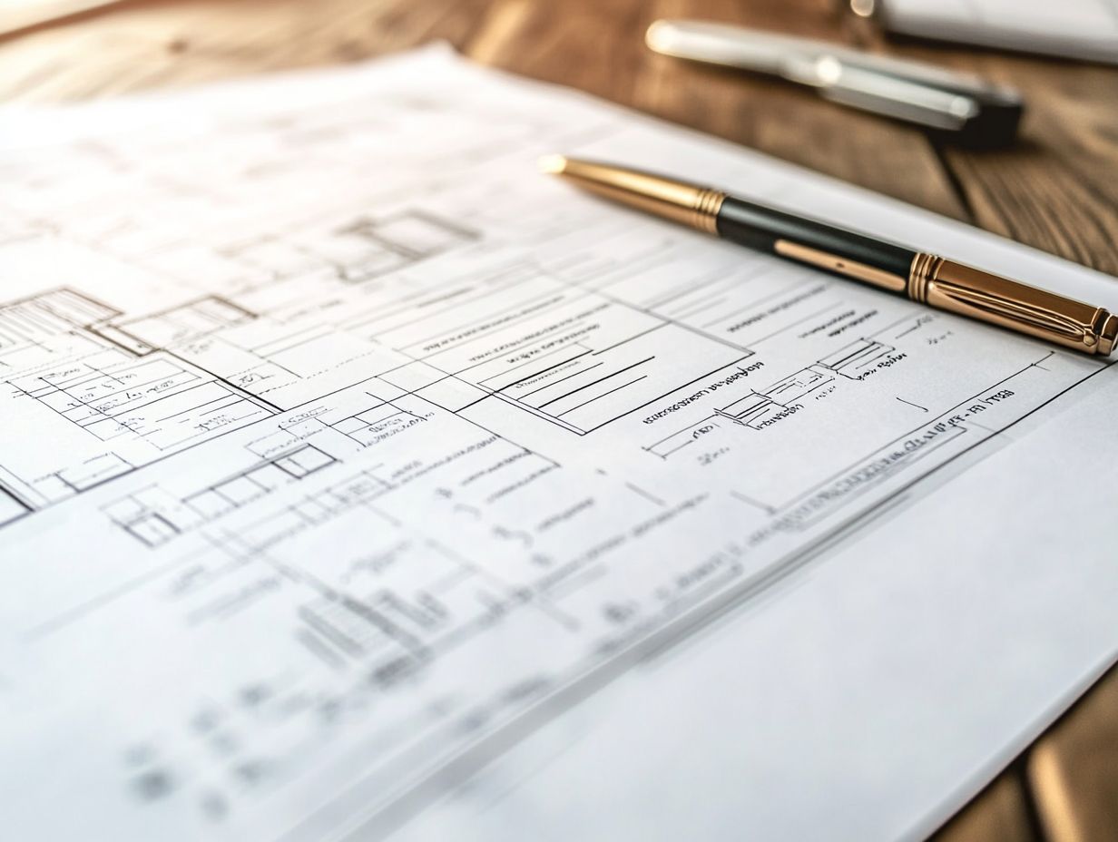 Illustration of a home inspection report