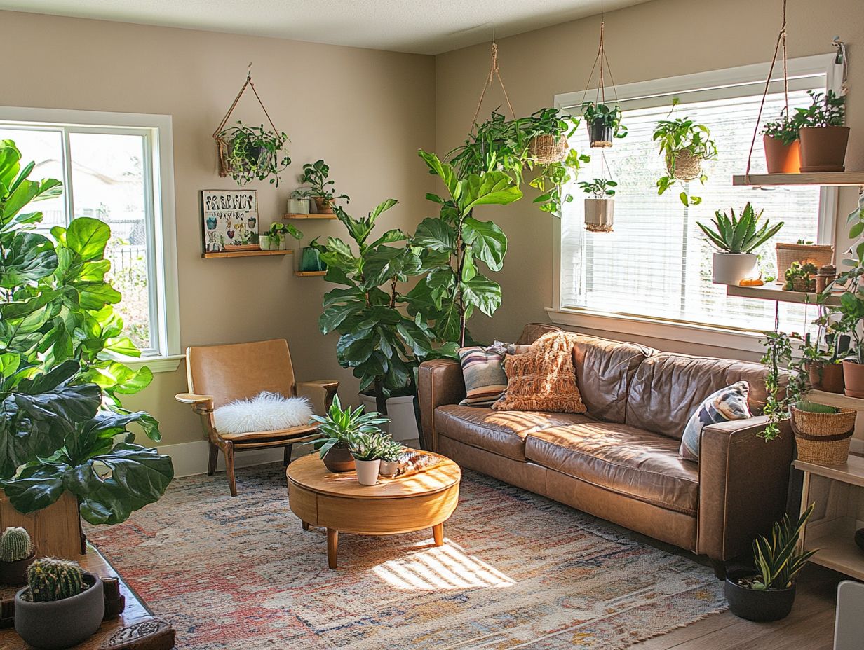 Pothos plant in a stylish indoor setting