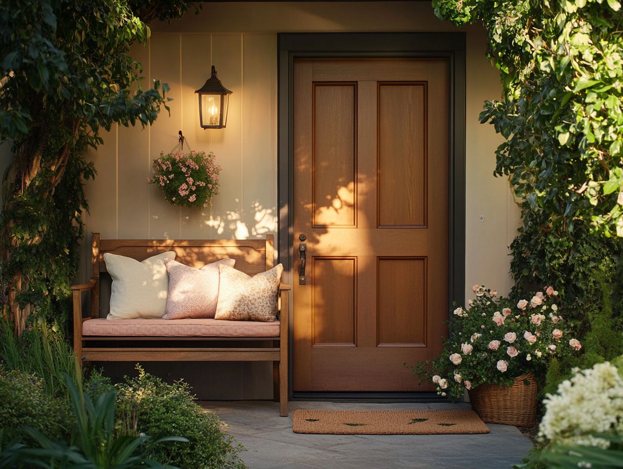 Key elements for staging an entrance