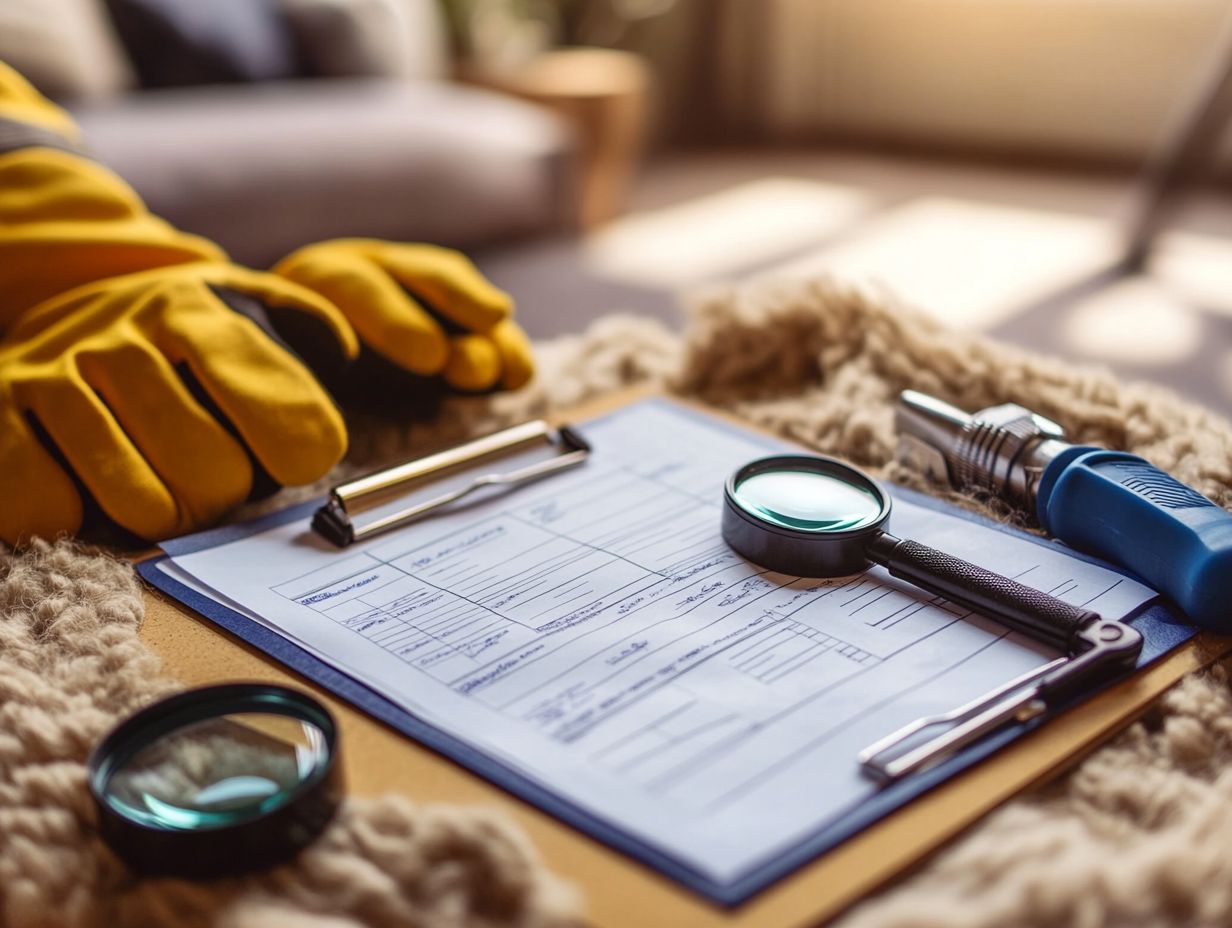 A checklist of common home inspection items for buyers