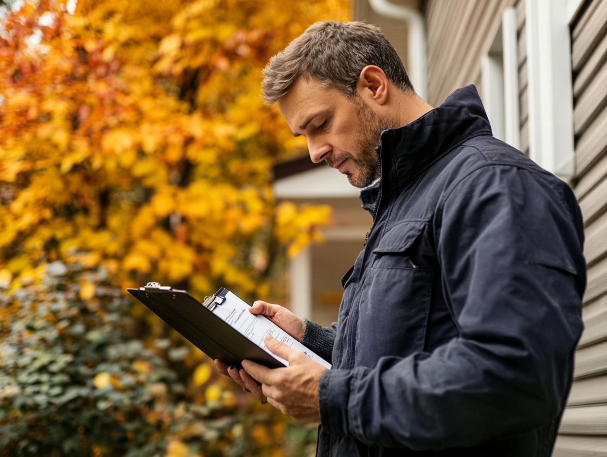 Illustration of common inspection findings in older homes