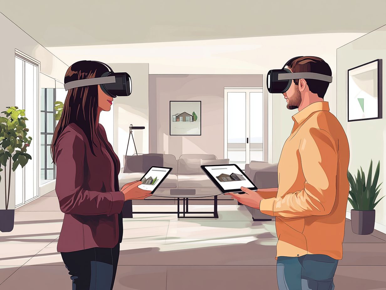 Equipment needed for virtual reality in home sales.