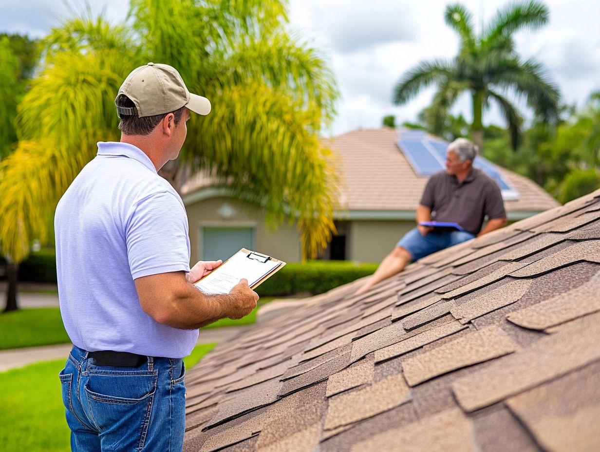 A home inspector examining a property during a home inspection in Coral Springs.