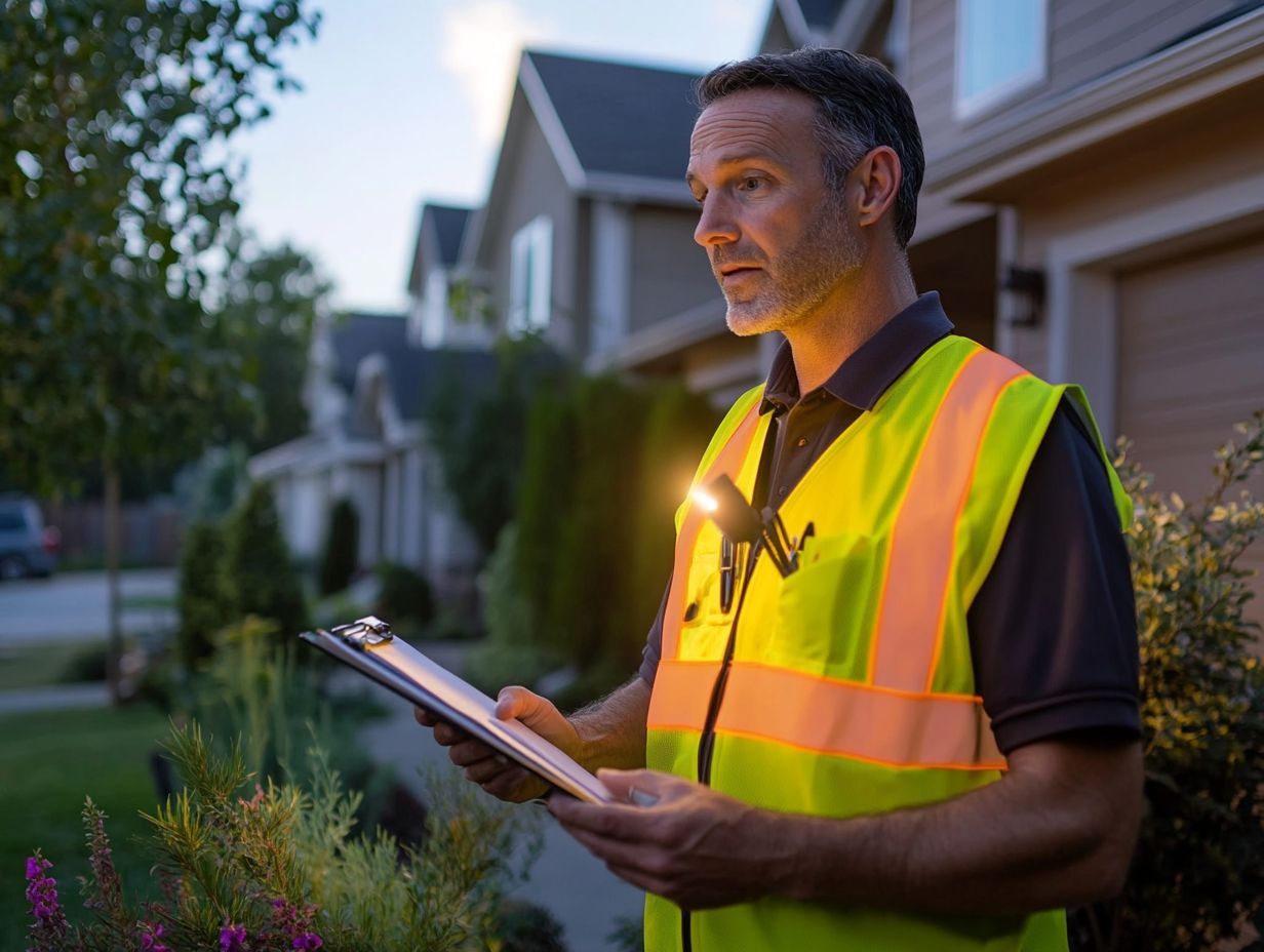 An inspector examining a home to uncover potential issues.