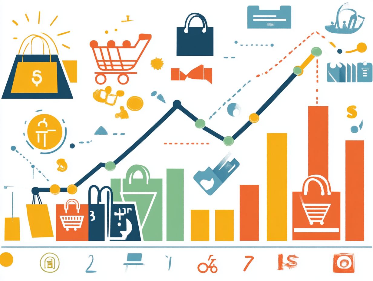 Infographic on Economic Conditions and Consumer Behavior