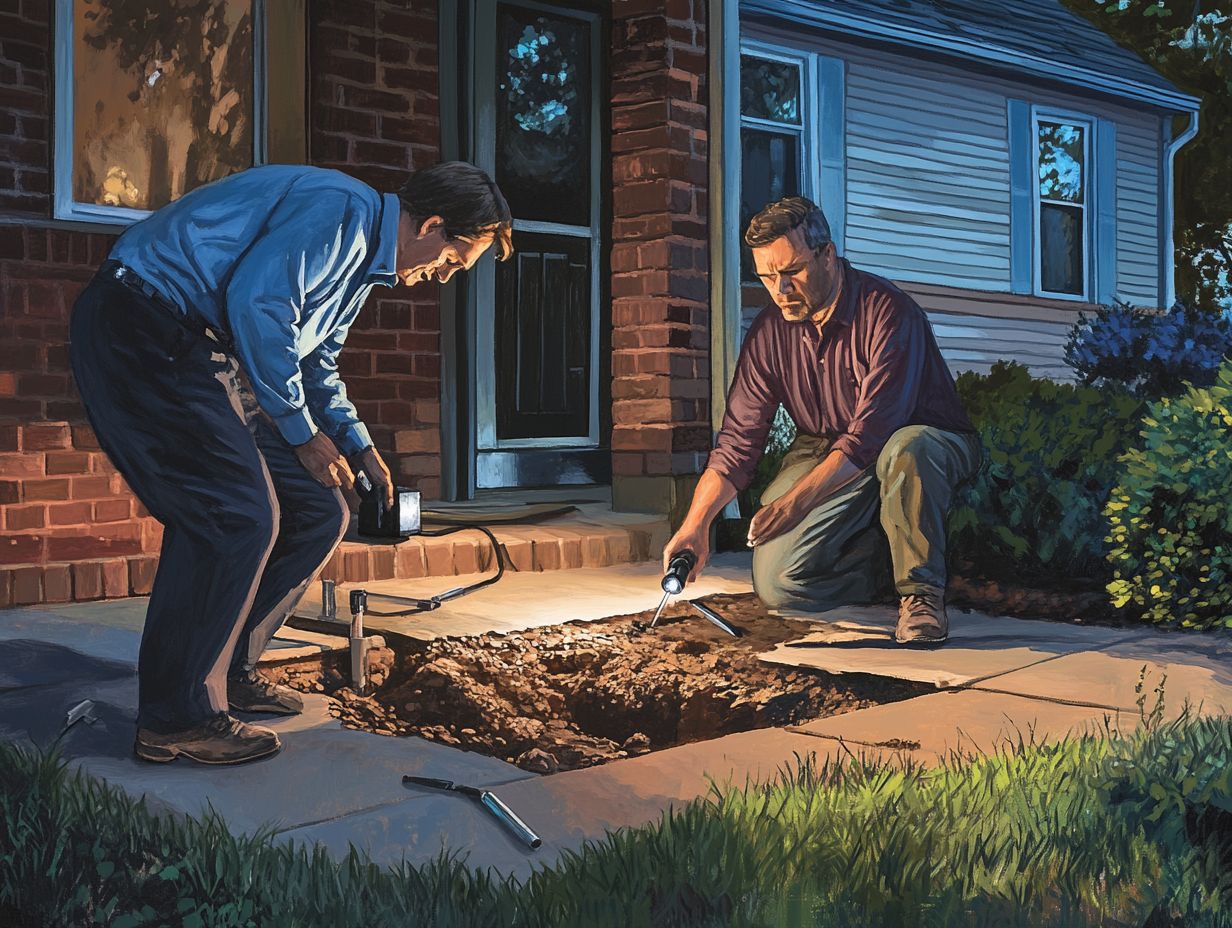 Visual guide for preparing for a home inspection