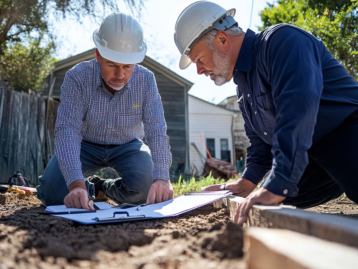 Illustration of key areas to inspect in a home.