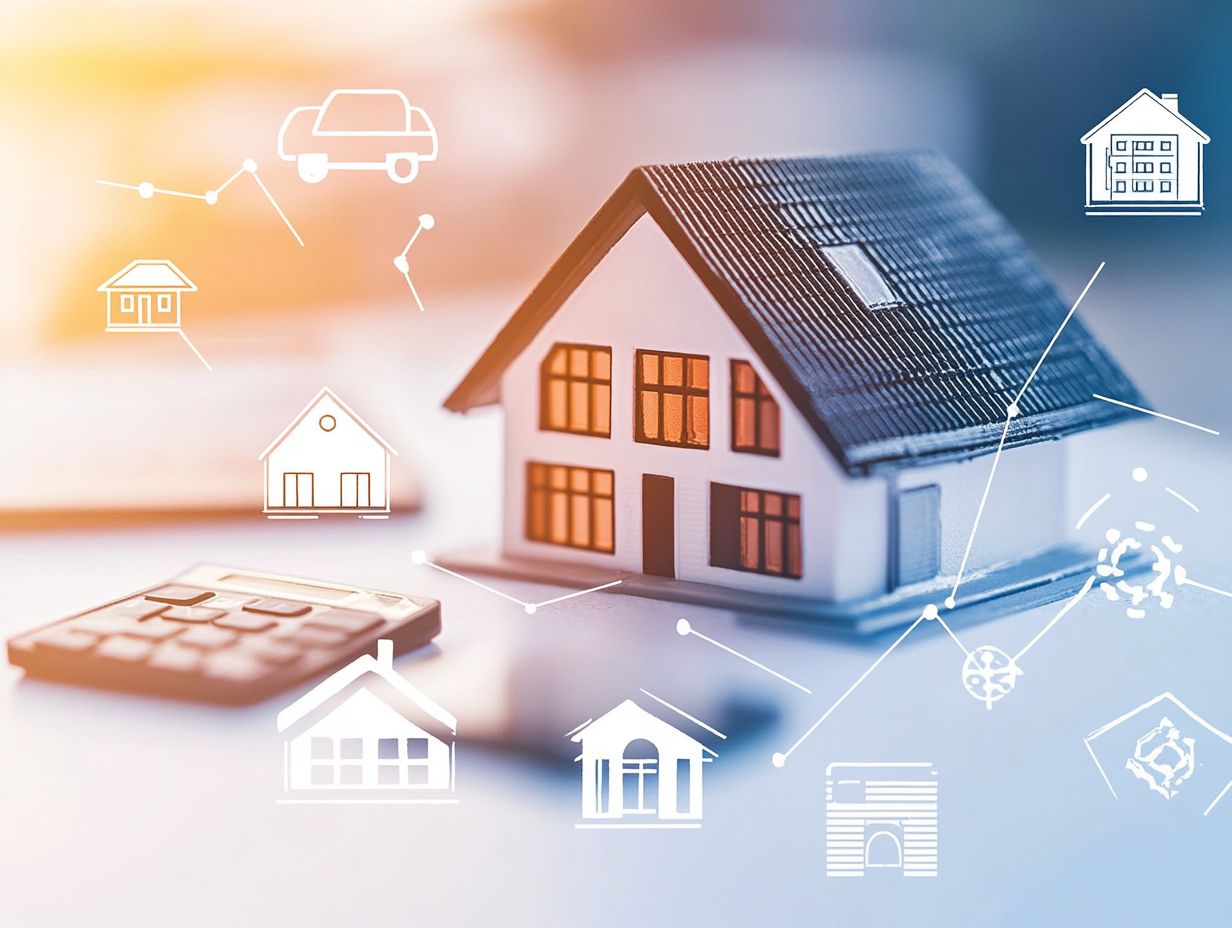 Illustration explaining fixed-rate mortgages