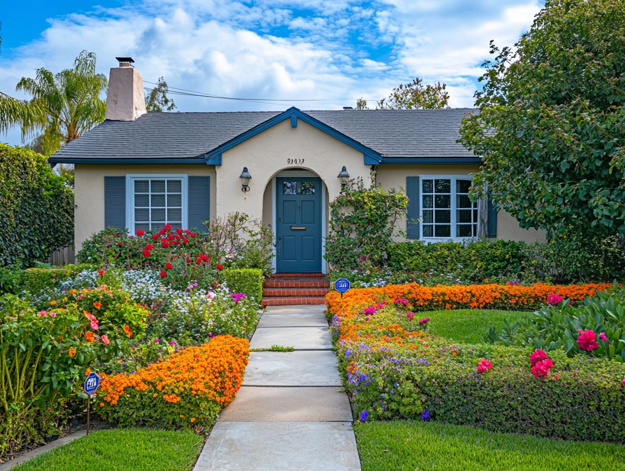 A beautiful house showcasing excellent curb appeal